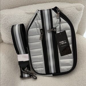 THINK ROYLN pickleball sleeve cover  Silver and Black Belt Bag sold out!!!